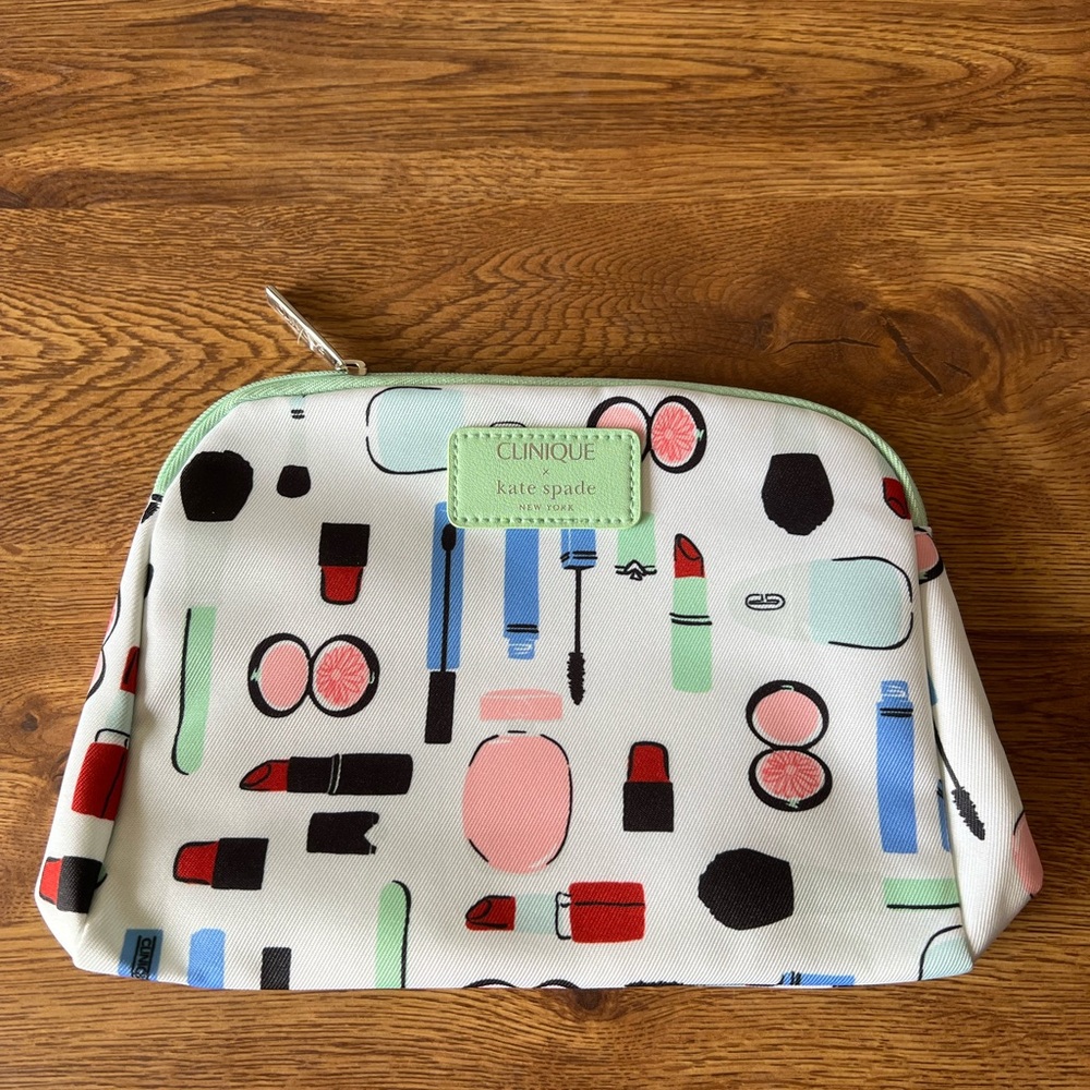Clinique x Kate Spade Makeup Bag New